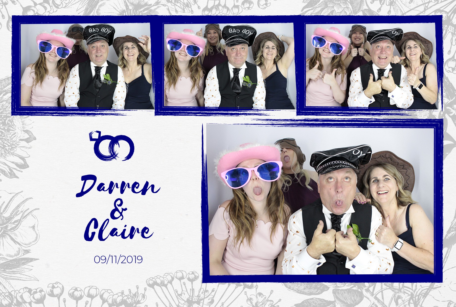 Darren and Claire’s Wedding  | View more photos from the event at gallery.myphotoboothexperience.co.uk/u/MyPhotoBoothExperienceLtd/Darren-and-Claire’s-Wedding